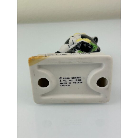 Russ Berrie Skunk Ceramic VTG Figure Have I Told You Lately You're Special READ - Picture 15 of 16